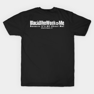 BlackBikeWeek.me - White T-Shirt